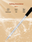 Kachen a Fritten Thermometer - WIFI mat Fritten APP - Repeater suergt fir laang Distanz zum Handy - Uewen, Grill oder Pan.