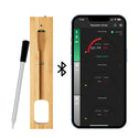 Kachen a Fritten Thermometer - WIFI mat Fritten APP - Repeater suergt fir laang Distanz zum Handy - Uewen, Grill oder Pan.