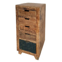 Kommode - Tirangstuerm - Sideboard Kalifornien natierlecht Mangoholz - B 40 / H 92 cm