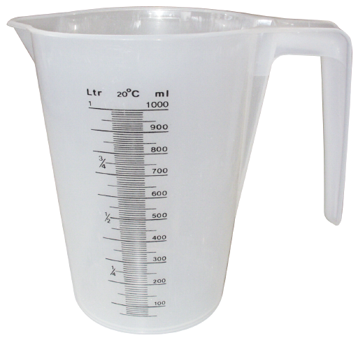 Messbecher - 10 ml Fréijoer - 1 Liter