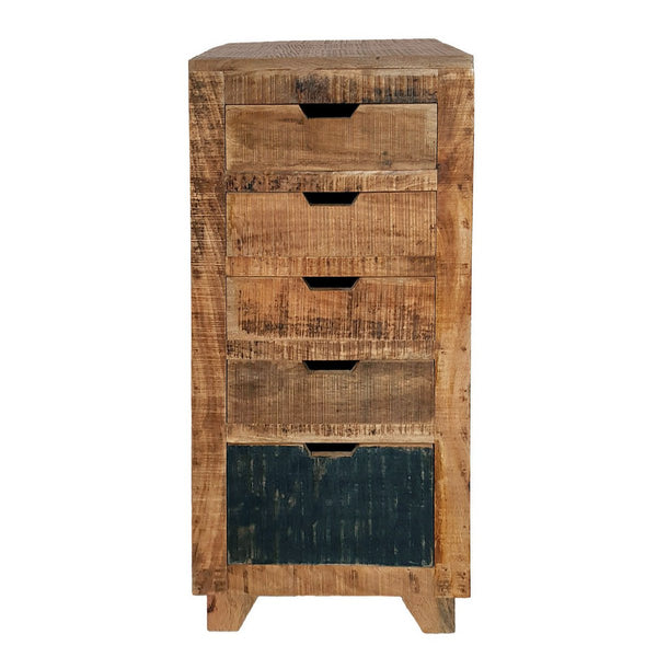 Kommode - Tirangstuerm - Sideboard Kalifornien natierlecht Mangoholz - B 40 / H 92 cm