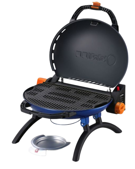 O-Grill 500 - Crème, gréng, blo an orange - Gasgrill