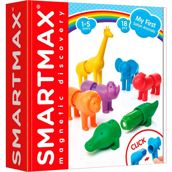 SmartMax- Meng éischt Safari Déieren - Magnéit Spillsaachen